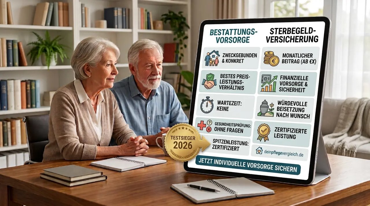 Direkter Vergleich von Bestattungsvorsorge und Sterbegeldversicherung